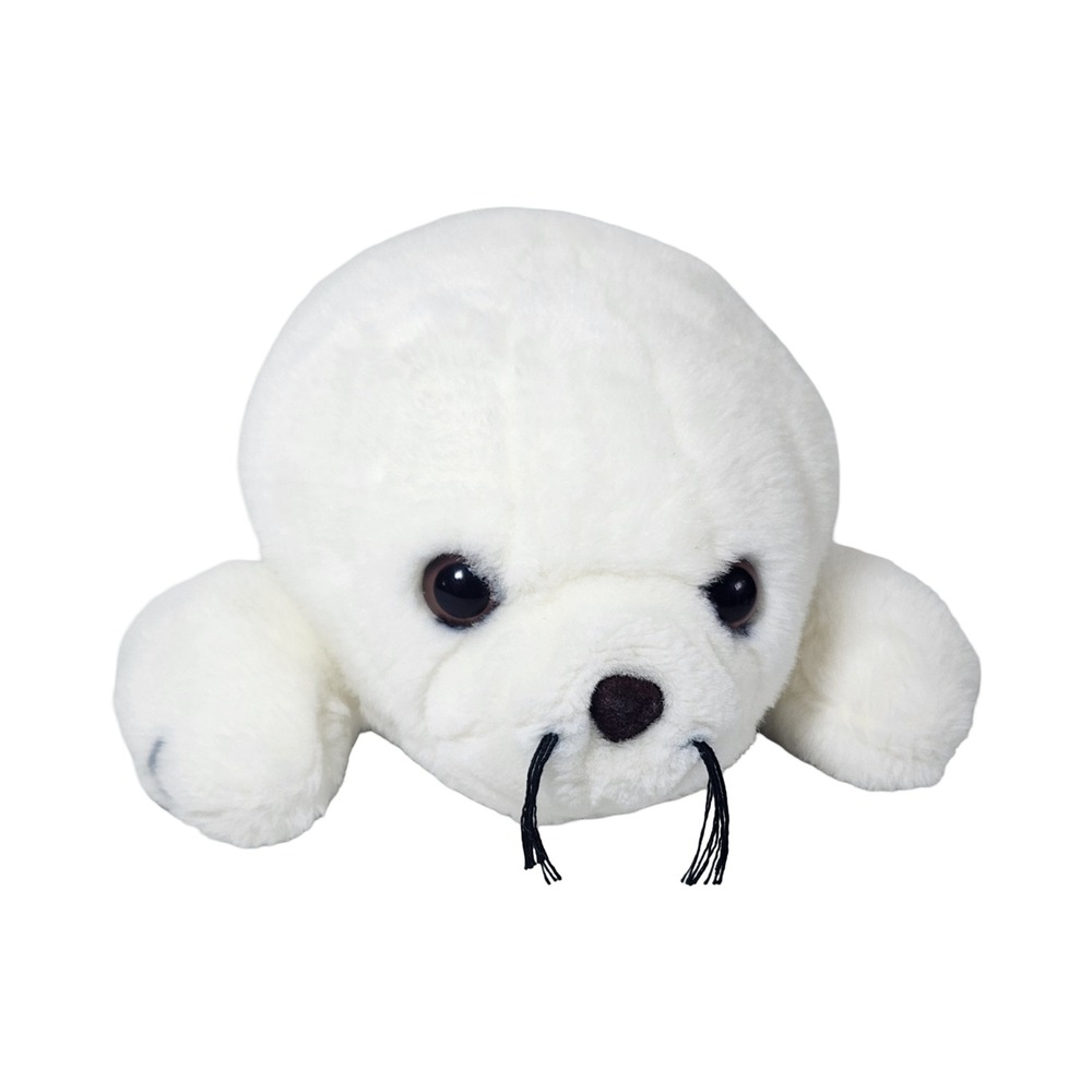 Tupperware Snowy the Seal Puppy White Plush Vintage Dart Industries 13 Inch
